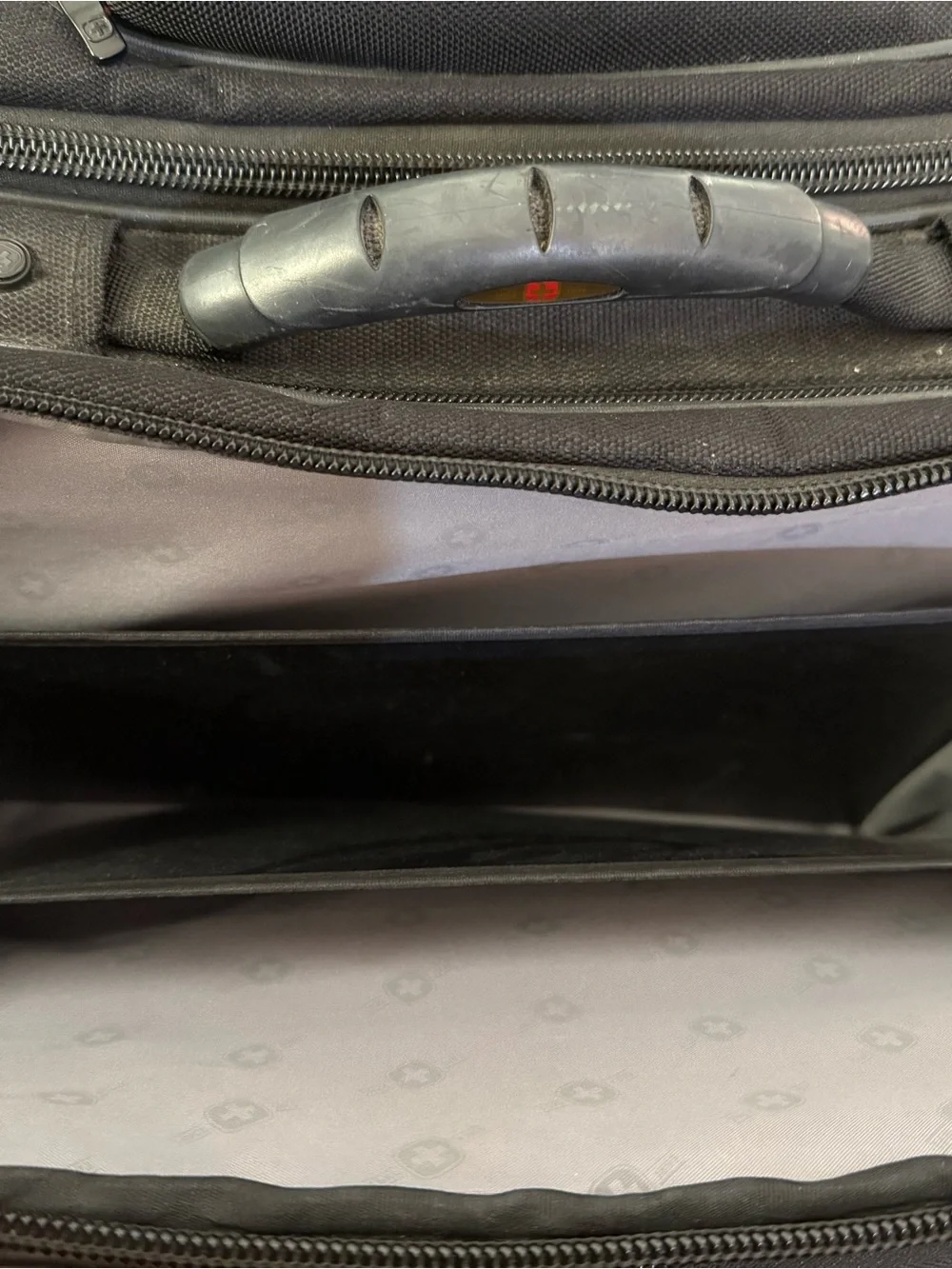 SwissGear Black & Red Accent Laptop Briefcase